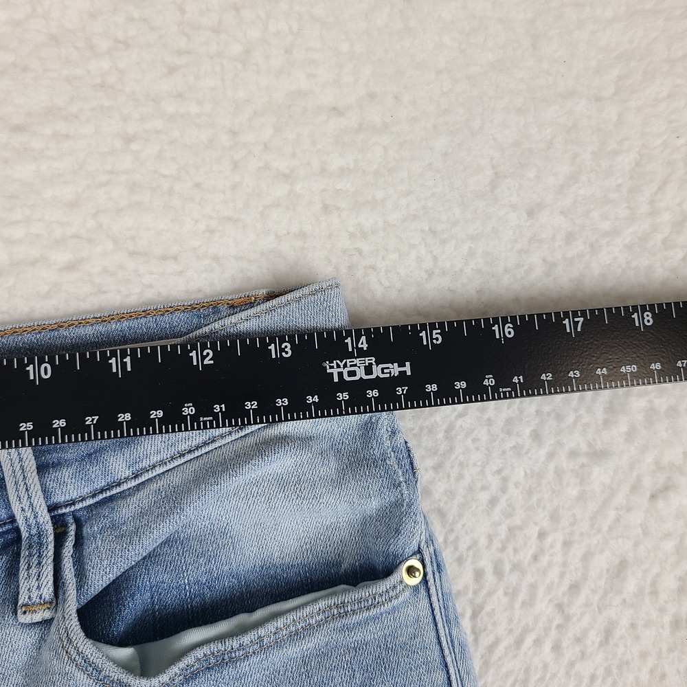 FRAME Jeans Womens 28 Blue Le Sylvie Crop Fray Light Wash Denim‎ - Picture 4 of 14
